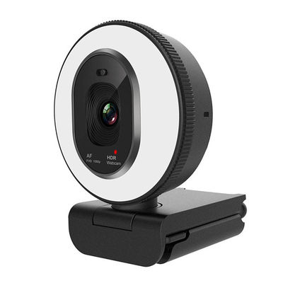 Πλήρες HD 1080p Usb Webcam, δαχτυλίδι ελαφρύ Webcam των γρήγορων οδηγήσεων AutoFocus