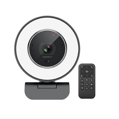 5X ψηφιακό 2K Zoomable Webcam με τον τηλεχειρισμό ενσωμάτωσε την κάλυψη μυστικότητας