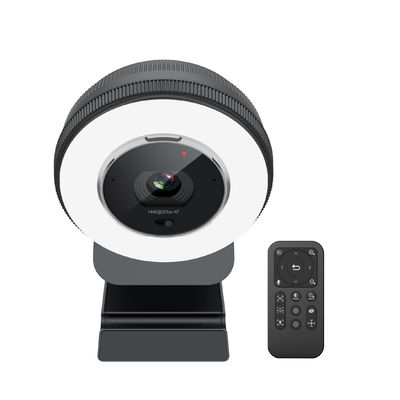 5X ψηφιακό 2K Zoomable Webcam με τον τηλεχειρισμό ενσωμάτωσε την κάλυψη μυστικότητας