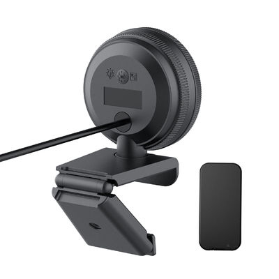 5X ψηφιακό 2K Zoomable Webcam με τον τηλεχειρισμό ενσωμάτωσε την κάλυψη μυστικότητας