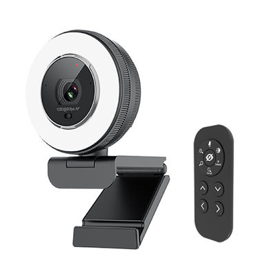 Το τυχερό παιχνίδι Webcam C24 1080P γεμίζει το φως που χτίζεται στο μικρόφωνο για την τηλεοπτική κλήση σύσκεψης