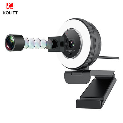 Κάμερα HD 1080p 60fps USB με την ενσωματωμένη κάλυψη ιδιωτικότητας ελαφριού/τηλεχειρισμού δαχτυλιδιών