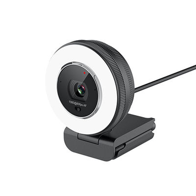 Κάμερα HD 1080p 60fps USB με την ενσωματωμένη κάλυψη ιδιωτικότητας ελαφριού/τηλεχειρισμού δαχτυλιδιών
