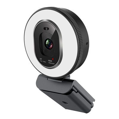 Πλήρες HD 1080p Usb Webcam, δαχτυλίδι ελαφρύ Webcam των γρήγορων οδηγήσεων AutoFocus