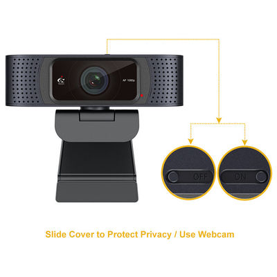 κάμερα USB HD PC 1080P 30FPS CMOS που ρέει Webcam με την κάλυψη μυστικότητας