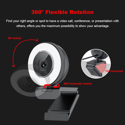 Αυτόματη κάμερα Def USB εστίασης υψηλή, 2K QHD Webcam με HDR H.264