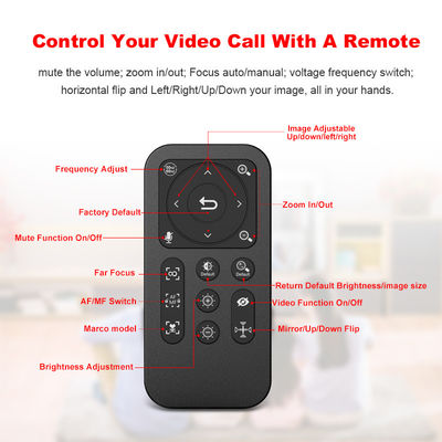 Αυτόματη κάμερα Def USB εστίασης υψηλή, 2K QHD Webcam με HDR H.264