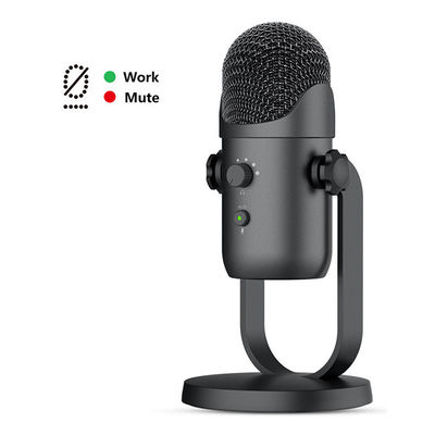 Μικρόφωνο PC στούντιο μικροφώνων 24bit 48Khz συμπυκνωτών ROHS USB για την καταγραφή Podcast