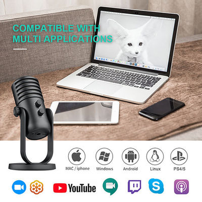 Επαγγελματικό USB συμπυκνωτών μικρόφωνο στούντιο καταγραφής μικροφώνων γρήγορο βουβό