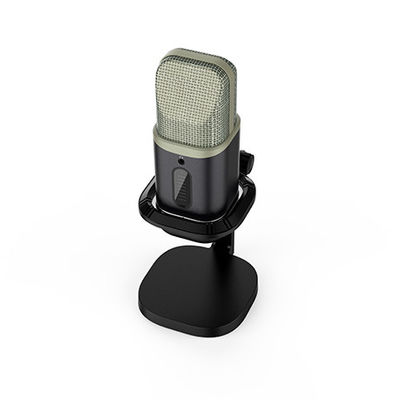 Μικρόφωνο 192khz 24bit συμπυκνωτών μη ολίσθησης USB για Podcasting/το τυχερό παιχνίδι