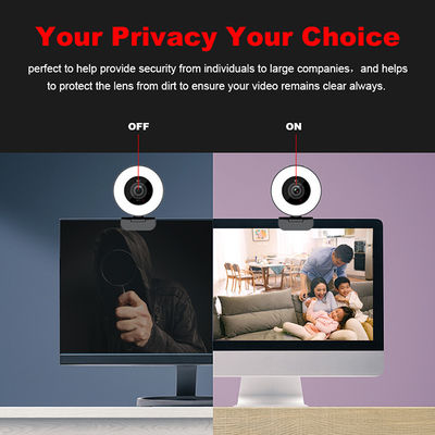 φίλτρο Webcam ομορφιάς 4K HD 3840P με το φως και το μικρόφωνο